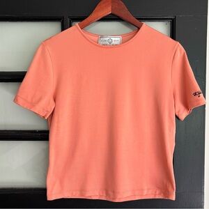 St. John Sport T Shirt Baby Pink Small Petite Athleisure Travel Casual Small